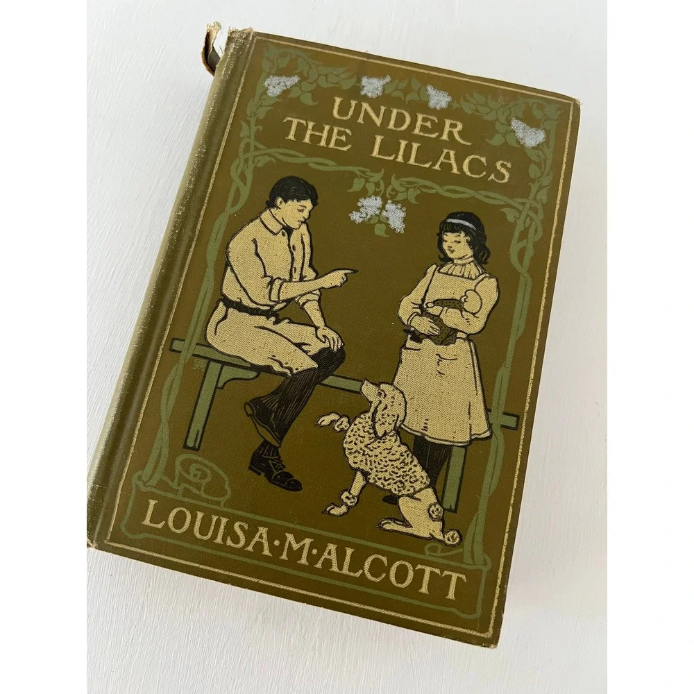 1906 Under the Lilacs by Louisa May Alcott Cloth Bound‎ Edwardian Book